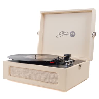 Studio 57 Groovy skivspelare (vit)