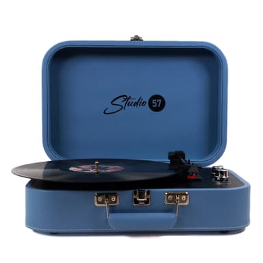 Studio 57 Mellow skivspelare (blå)