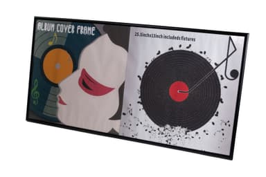 Studio 57 Ram för 2 st 12"" vinylskivor (svart)