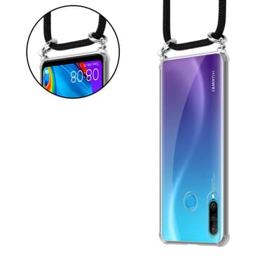Huawei P30 LITE Skal Fodral Kedja (Svart)