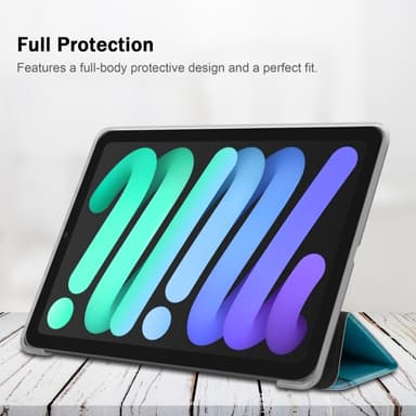iPad MINI 6 (8.3 Tull) Plånboksfodral Skal (Grön)