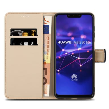 Huawei MATE 20 LITE Plånboksfodral Skal (Svart)