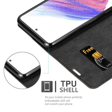Samsung Galaxy A53 5G Plånboksfodral Skal (Brun)