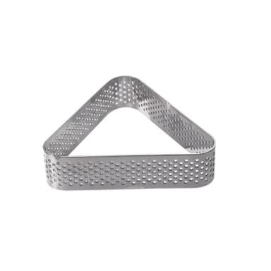 Rostfri mousse bakverk tårtform tårtring bakverktyg 8,3 cm Silver