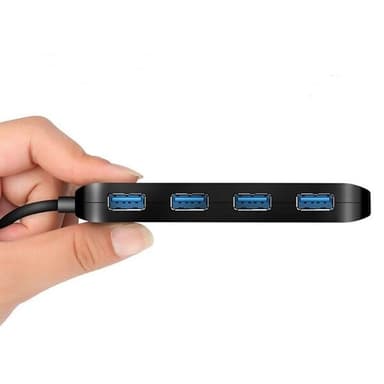 4 portars USB 3.0 Hubb med switch