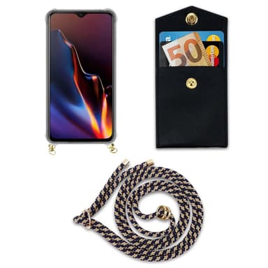 OnePlus 6T Skal Fodral Kedja (Blå)