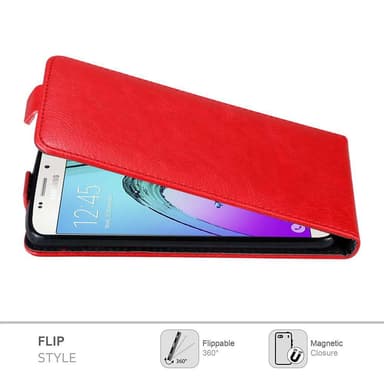 Samsung Galaxy A5 2016 Flipfodral Skal (Röd)