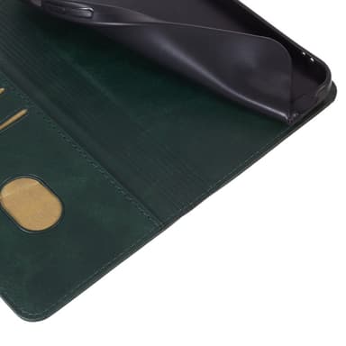 Plånboksställ Telefon Fodral Skal för iPhone 15 - Grön