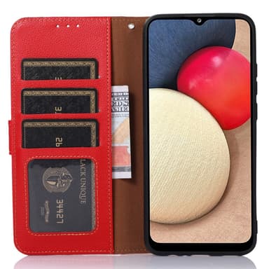 KHAZNEH till iPhone 15 Pro Plånboksfodral - Röd/Svart