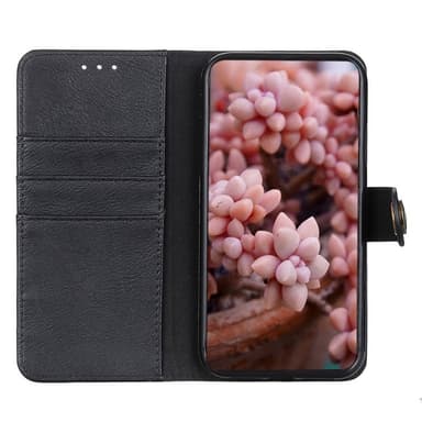 KHAZNEH iPhone 15 Plånboksfodral - Svart