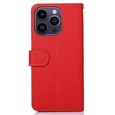 KHAZNEH till iPhone 15 Pro Plånboksfodral - Röd/Svart