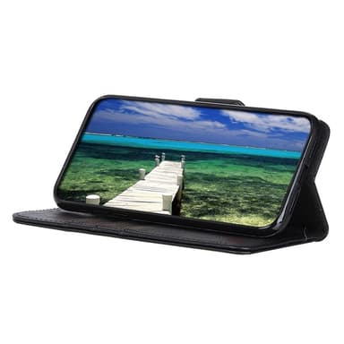 KHAZNEH iPhone 15 Plånboksfodral - Svart