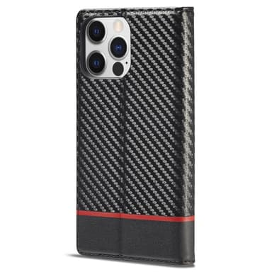 LC.IMEEKE Plånboksfodral till iPhone 15 Pro Max - Svart