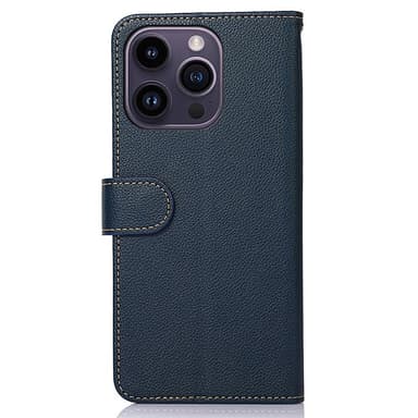 KHAZNEH till iPhone 15 Pro Plånboksfodral - Blå/Brun