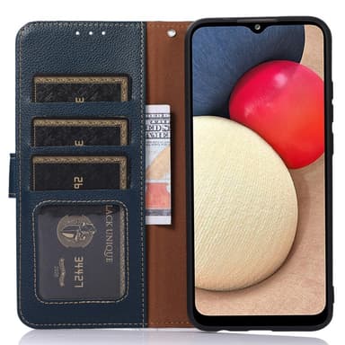 KHAZNEH till iPhone 15 Pro Plånboksfodral - Blå/Brun