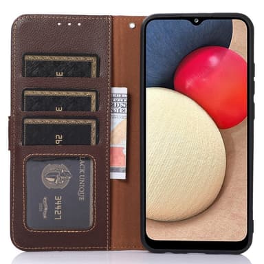KHAZNEH till iPhone 15 Pro Plånboksfodral - Brun/Blå