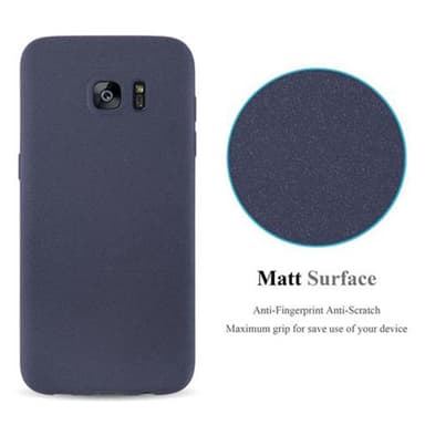 Skal Samsung Galaxy S7 EDGE Fodral Case (Blå)