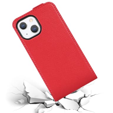 iPhone 13 MINI Flipfodral Skal (Röd)