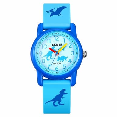 Sport Vattentät Barnklocka Klocka Quartz Watch - Dinosaurie