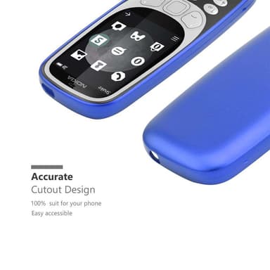 Nokia 3310 2G Skal Fodral Case (Blå)