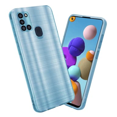 Samsung Galaxy A21s Skal Fodral Case (Turkos)