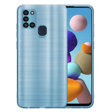 Samsung Galaxy A21s Skal Fodral Case (Turkos)