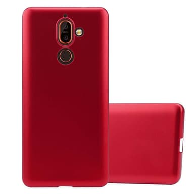 Nokia 7 PLUS Skal Fodral Case (Röd)