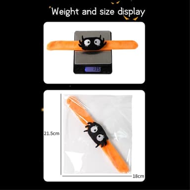 Halloween Slap Band Armband för Party Fest Maskerad - Pumpa
