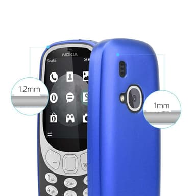 Nokia 3310 2G Skal Fodral Case (Blå)