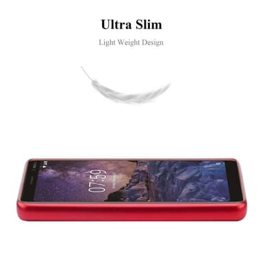 Nokia 7 PLUS Skal Fodral Case (Röd)