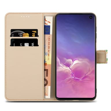 Samsung Galaxy S10 PLUS Plånboksfodral Skal (Grön)