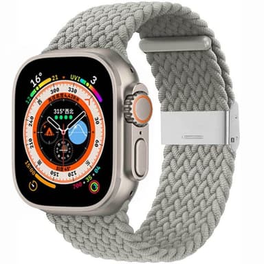 Flätat klockarmband Apple Watch Ultra (49mm) - Stone