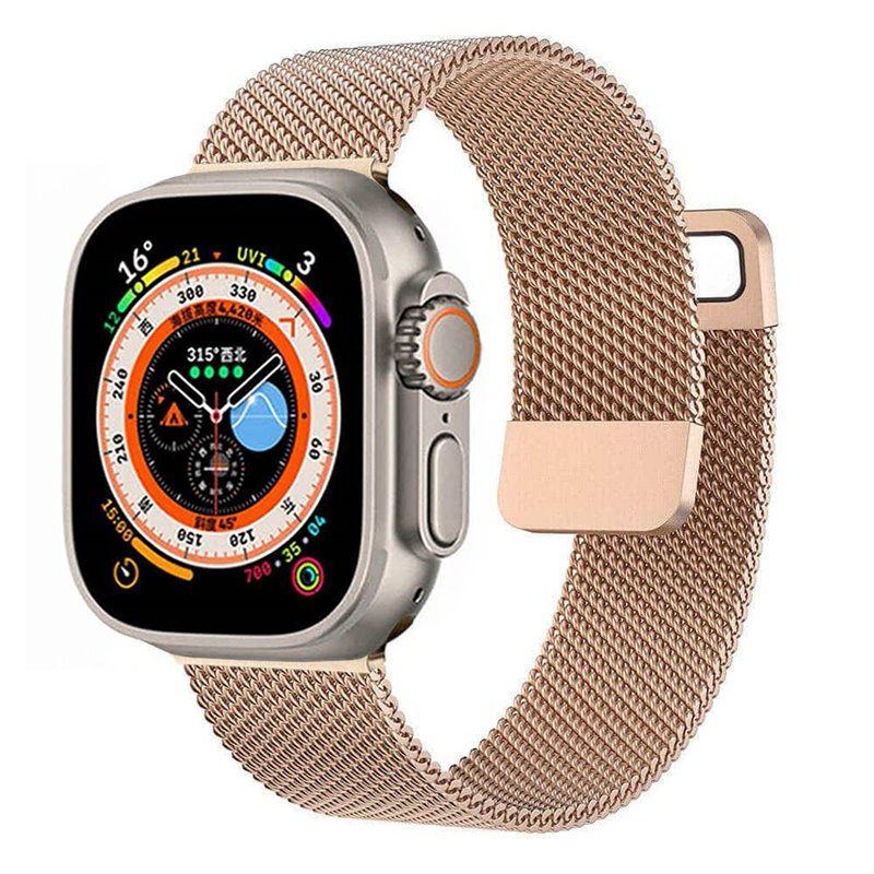 Milanese klockarmband Apple Watch Ultra (49mm) - Rosè