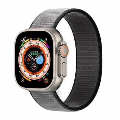 Nylon klockarmband Apple Watch Ultra (49mm) - Anchor ash