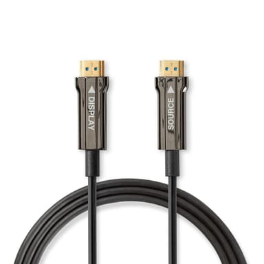 Nedis Aktiva Optiska Ultra High Speed ​​HDMI Kabel med Ethernet | HDMI™ Kontakt | HDMI™ Kontakt | 8K@60Hz | 48 Gbps | 50.0 m | Rund | PVC | Svart | Presentbox