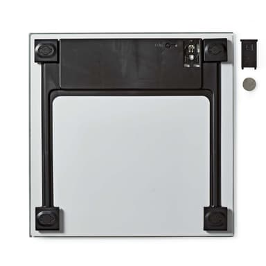 Nedis Personvåg | Digital | Vit | Härdat Glas | Maximal vägningskapacitet: 150 kg