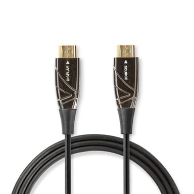 Nedis Aktiva optiska High Speed ​​HDMI kabel med Ethernet | HDMI™ Kontakt | HDMI™ Kontakt | 4K@60Hz | 18 Gbps | 15.0 m | Rund | PVC | Svart | Presentbox