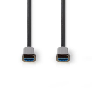 Nedis Aktiva Optiska Ultra High Speed ​​HDMI Kabel med Ethernet | HDMI™ Kontakt | HDMI™ Kontakt | 8K@60Hz | 48 Gbps | 50.0 m | Rund | PVC | Svart | Presentbox