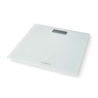 Nedis Personvåg | Digital | Vit | Härdat Glas | Maximal vägningskapacitet: 150 kg
