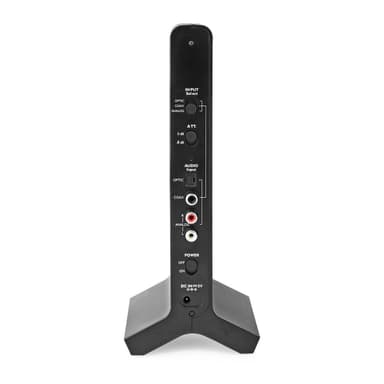 Nedis Trådlösa TV-hörlurar | RF | Over-Ear | Maximal batteritid: 8 timmar | 25 m | Digitalt ljud | Batteri docka | Svart