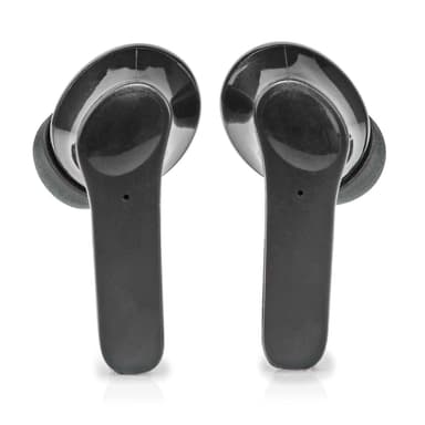 Nedis Fullt Trådlösa hörlurar | Bluetooth® | Maximal batteritid: 5 timmar | Tryck på Kontroll | Batteri hölje | Inbygd mikrofon | Stöd för röststyrning | Brusreducering | Svart