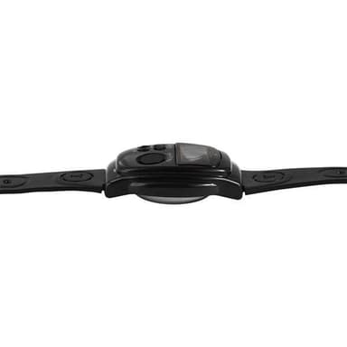 TimeTech talande digitalklocka med silikonband - Svart