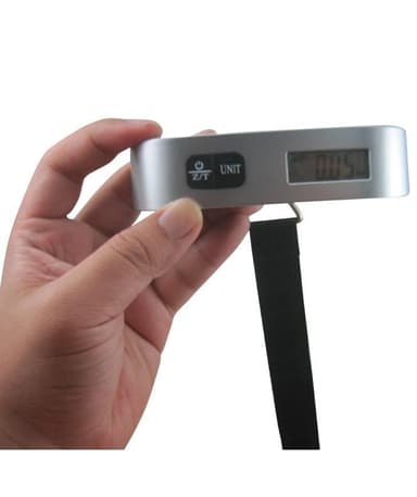 Digital bagagevåg med inbyggd termometer