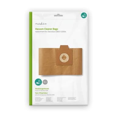 Nedis Dammsugarpåse | 10 st. | Papper | Säljs mest för: Electrolux | Brun