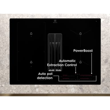 Electrolux Serie 600 Induktionshäll med fläkt HHHB760S (70cm)