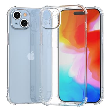 För iPhone 15 Plus Skal Fodral TPU-ram + Akryl Baksida Telefonfodral