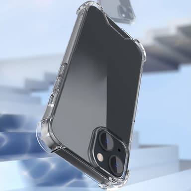 För iPhone 15 Skal Fodral TPU-ram + Akryl Baksida Telefonfodral