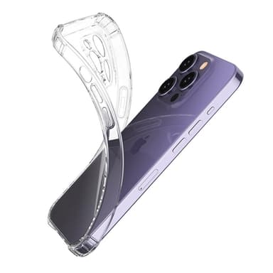 För iPhone 15 Pro Skal Fodral TPU-ram + Akryl Baksida Telefonfodral