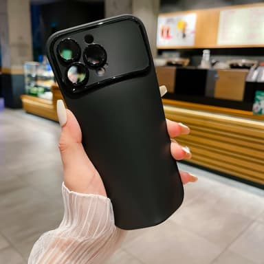 Slim-Fit TPU telefonfodral Skal för iPhone 15 Plus Fodral -Svart
