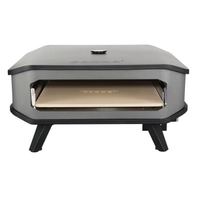 Cozze® 17"" pizzaugn för gas med termometer och pizzasten 8,0